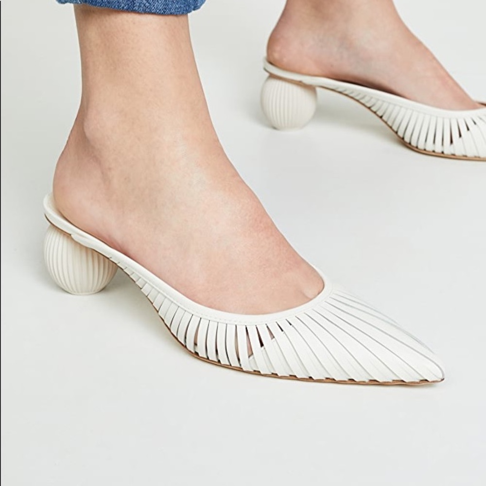 Cream Cult Gaia Alia Mules Sandal Size 37 1/2